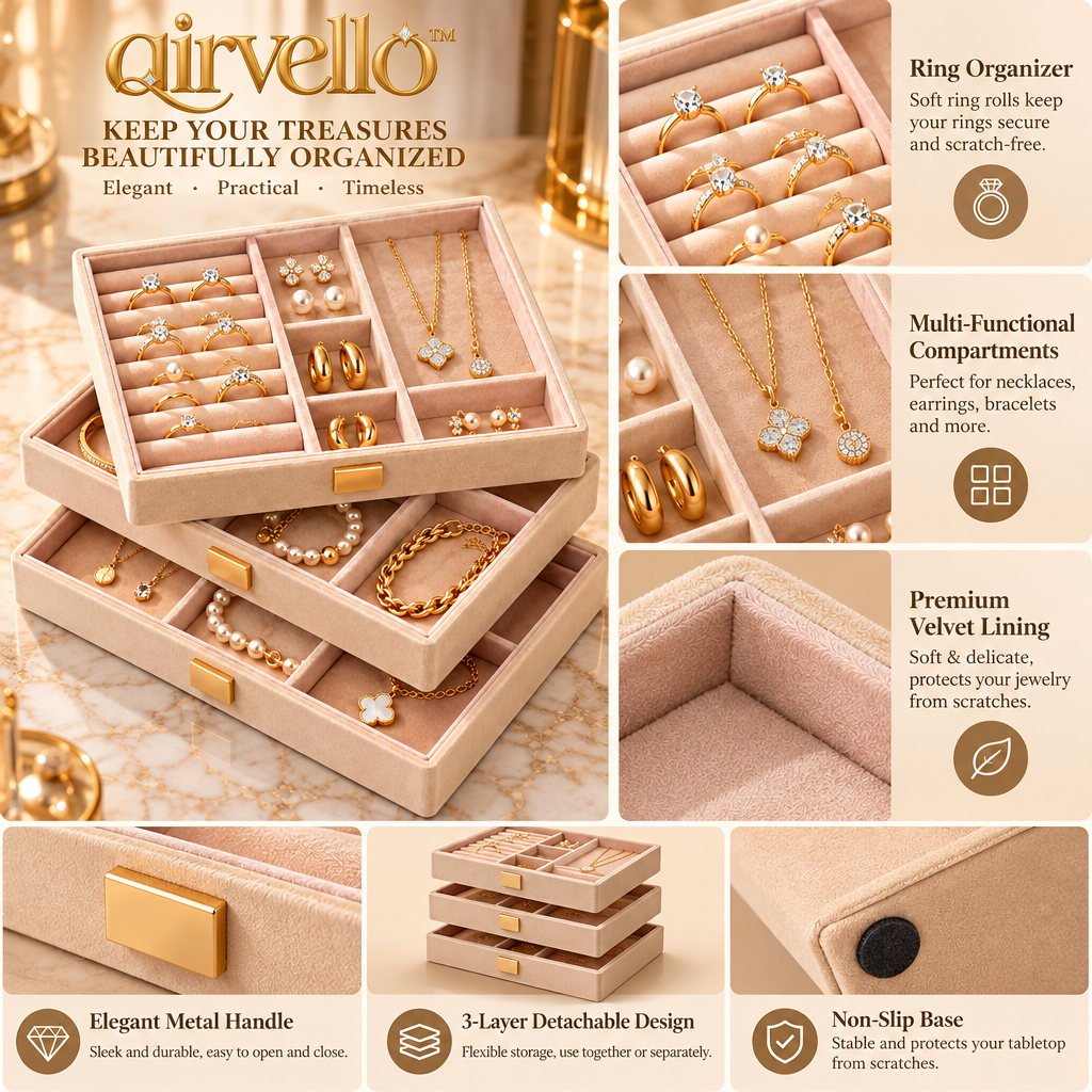 Stackable Jewelry Drawer Tray Set — view 3
