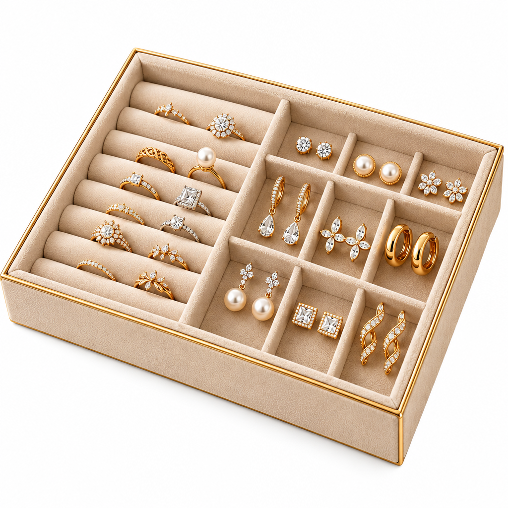 Ring & Earring Organizer Tray — view 3