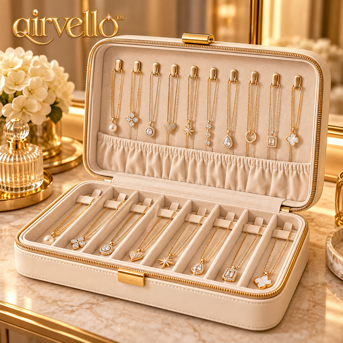 Necklace Storage Jewelry Box — view 1