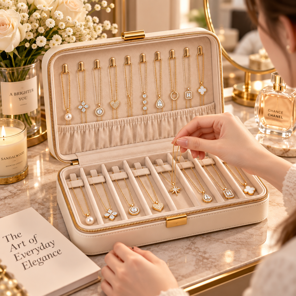 Necklace Storage Jewelry Box — view 5