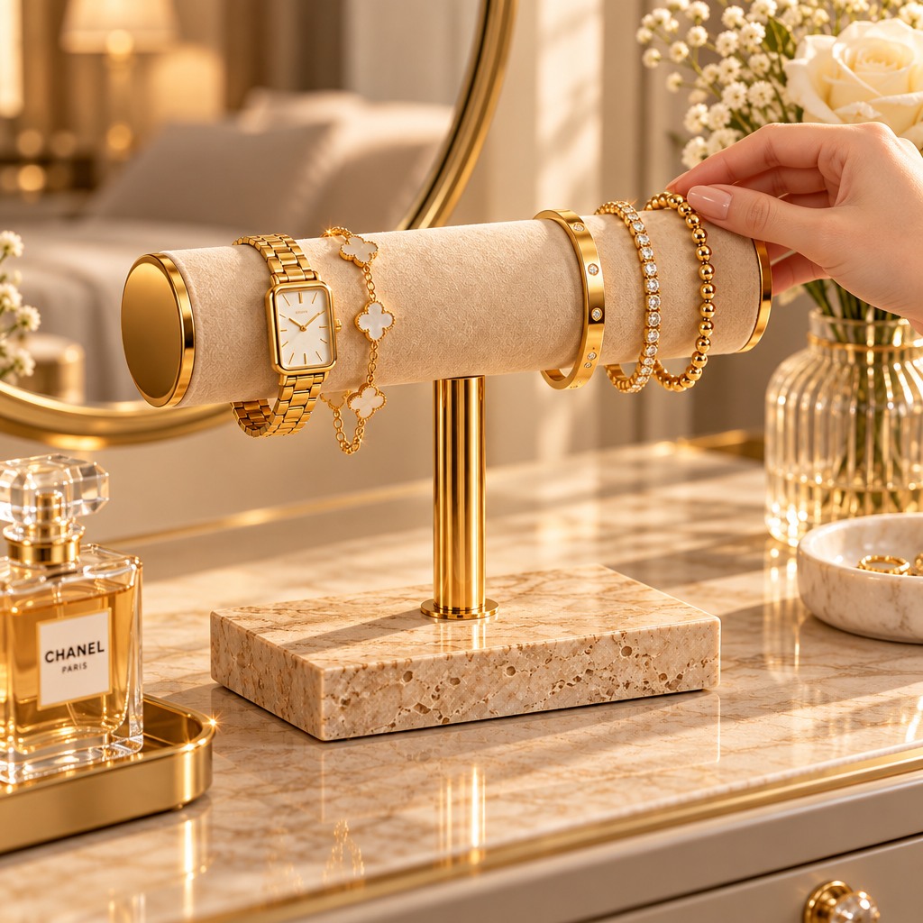 T-Bar Bracelet & Watch Stand — view 3