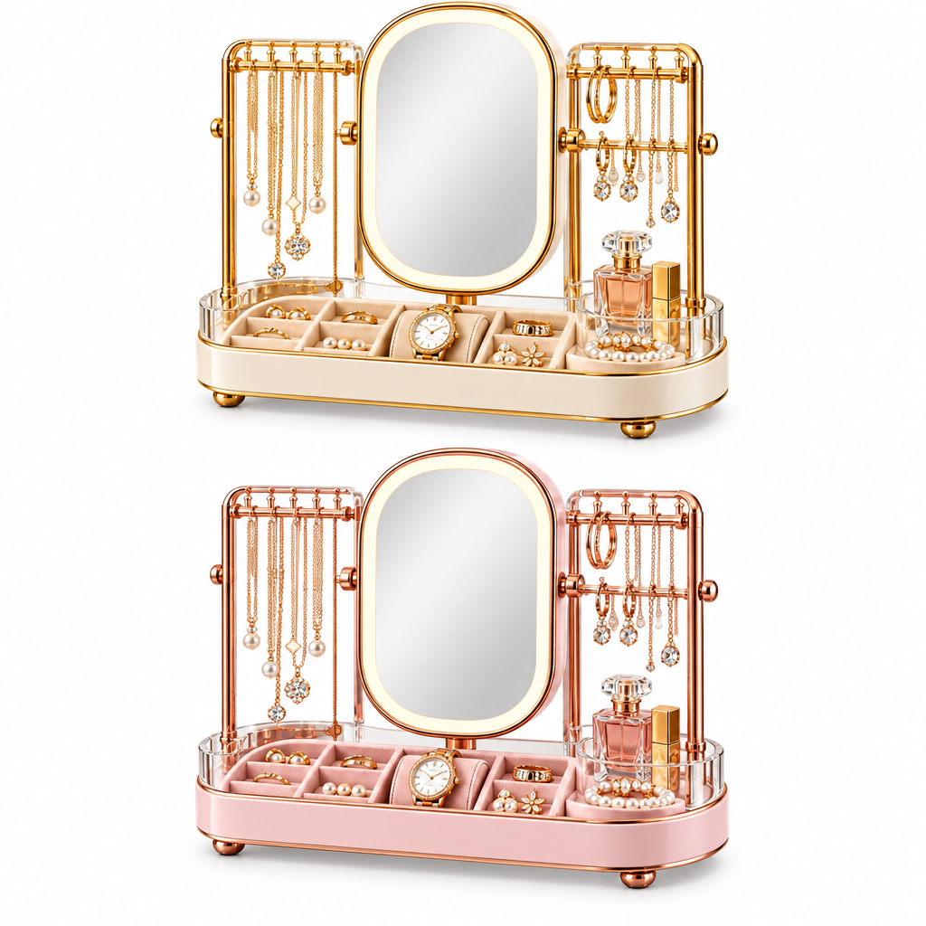Vanity Jewelry Organizer with Mirror — view 5