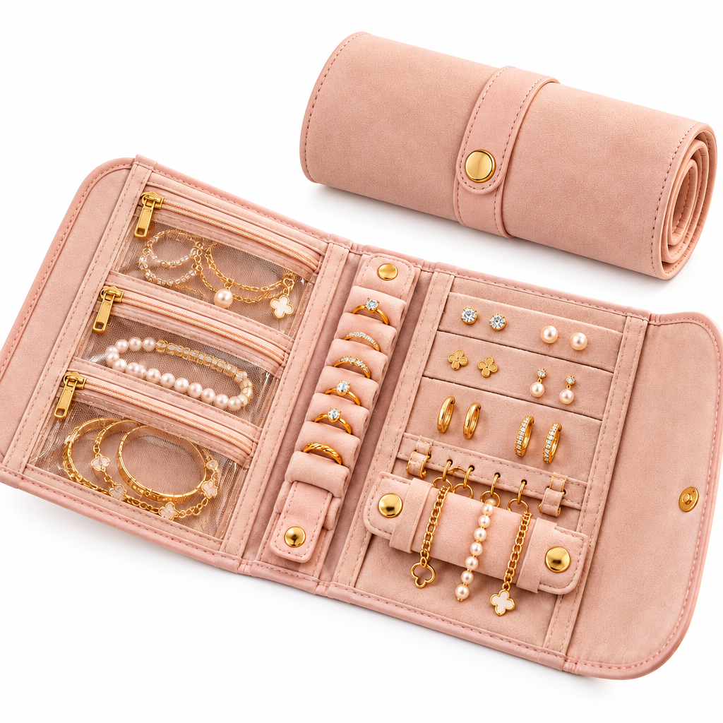 Jewelry Roll Travel Organizer — view 5