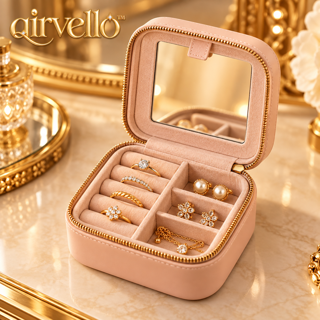 Mini Jewelry Case with Mirror — view 1